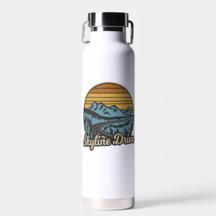 Skyline Drive Virginia Retro Trinkflasche