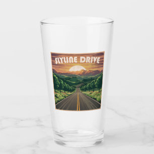 Skyline Drive Virginia Sunset Glas