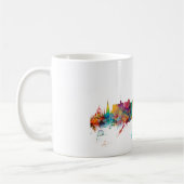 Skyline Edinburghs Schottland Kaffeetasse (Links)