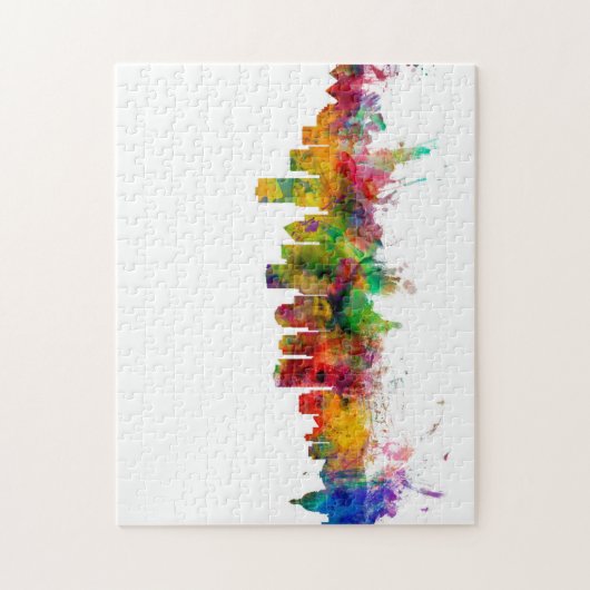 Skyline Edmontons Kanada Puzzle (Vertikal)