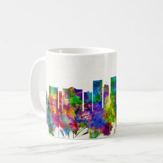 Skyline El Paso Texas Kaffeetasse (Vorderseite Links)
