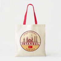 Skyline-Emblem in Istanbul, Türkei