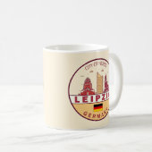 Skyline-Emblem in Leipzig Kaffeetasse (VorderseiteRechts)