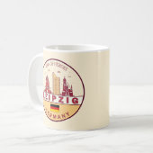 Skyline-Emblem in Leipzig Kaffeetasse (Vorderseite Links)