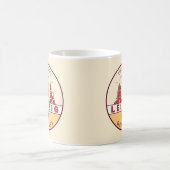 Skyline-Emblem in Leipzig Kaffeetasse (Mittel)