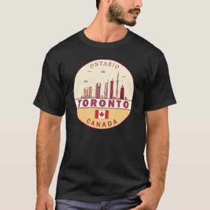 Skyline-Emblem in Toronto City T-Shirt