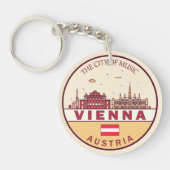 Skyline-Emblem in Wien Schlüsselanhänger (Vorderseite)