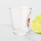 Skyline-Emblem Zürich Schweiz Schnapsglas (Links)