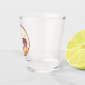 Skyline-Emblem Zürich Schweiz Schnapsglas (Rechts)