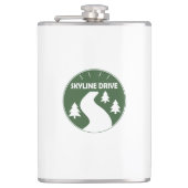 Skyline Flachmann (Vorderseite)