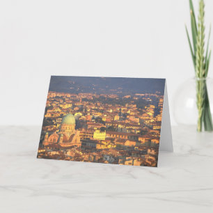 Skyline Florence Italien Karte