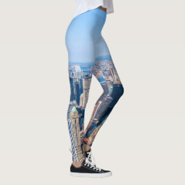 Skyline-Foto-Gebäude von New York City Leggings