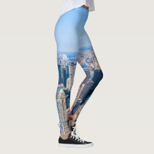 Skyline-Foto-Gebäude von New York City Leggings