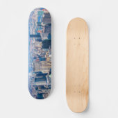 Skyline-Foto-Gebäude von New York City Skateboard (Vorderseite)