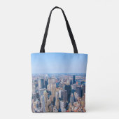 Skyline-Foto-Gebäude von New York City Tasche (Rückseite)