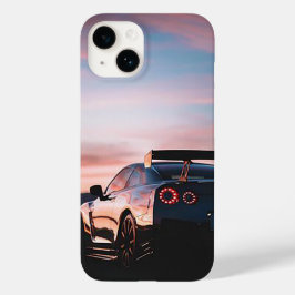 Skyline für coole Vintage Sportwagen Case-Mate iPhone 14 Hülle