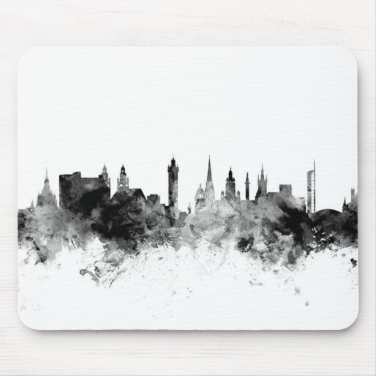 Skyline Glasgows Schottland Mousepad (Vorne)