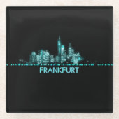 Skyline Glasuntersetzer (Vorderseite)