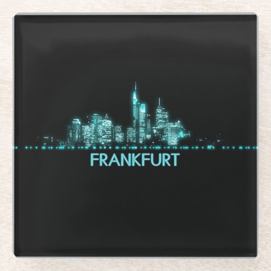 Skyline Glasuntersetzer (Vorderseite)