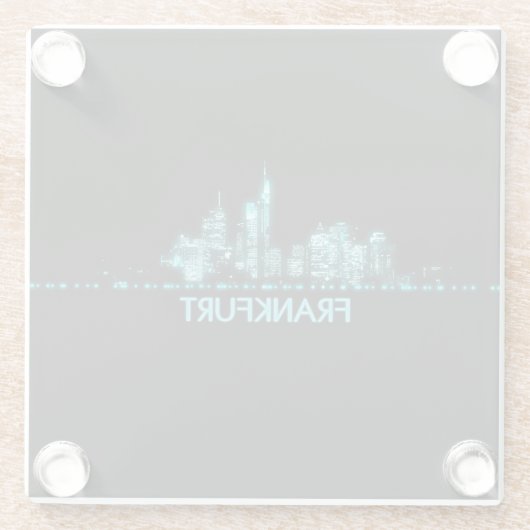 Skyline Glasuntersetzer (Rückseite)