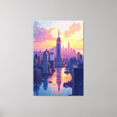 Skyline Glow Leinwanddruck (Vorderseite)