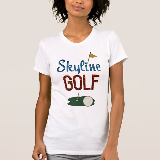 Skyline Golf T-Shirt (Vorderseite)