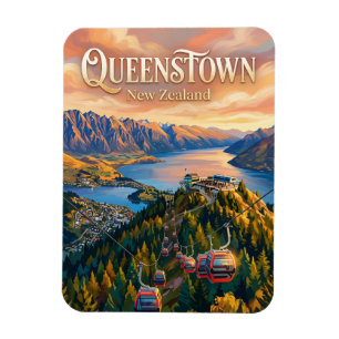 Skyline Gondola Queenstown Neuseeland Magnet