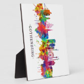 Skyline Göteborg Fotoplatte (Seite)