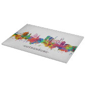 Skyline Göteborg Schneidebrett (Ecke)