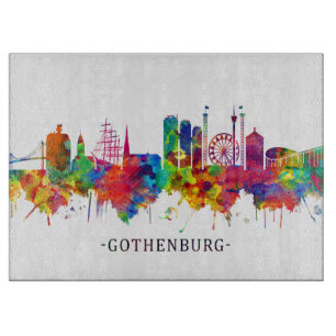 Skyline Göteborg Schneidebrett