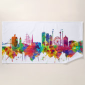 Skyline Göteborg Strandtuch (Vorderseite)