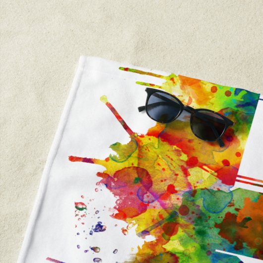 Skyline Göteborg Strandtuch (Beispiel)