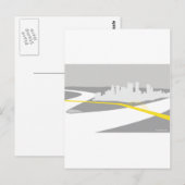 Skyline-Grafik Pittsburgh Postkarte (Vorne/Hinten)
