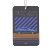 Skyline GT-R34 Bayside Blue Autolufterfrischer (Rückseite)