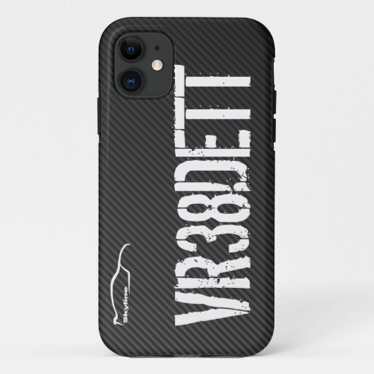 Skyline GT-r Motor-Code Case-Mate iPhone Hülle (Rückseite)