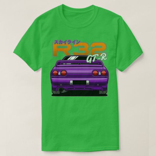 Skyline GTR R32 1 T-Shirt (Design vorne)