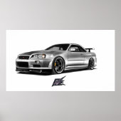 Skyline gtr r34 poster (Vorne)