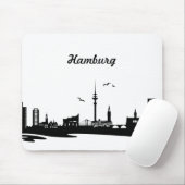Skyline Hamburg Mousepad (Mit Mouse)