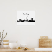Skyline Hamburg Poster (Küche)