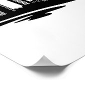 Skyline Hamburg Poster (Ecke)