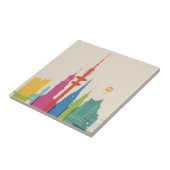 Skyline Hamburgs Deutschland Fliese (Seite)