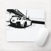 Skyline-hintere Ansicht-Schuss Mousepad (Mit Mouse)