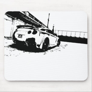 Skyline-hintere Ansicht-Schuss Mousepad
