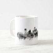 Skyline Houstons Texas Kaffeetasse (Vorderseite Links)