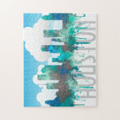 Skyline Houstons, Texas - SG-Dschungel Puzzle (Vertikal)