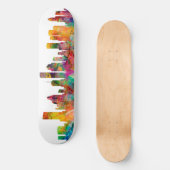 Skyline Houstons Texas Skateboard (Vorderseite)