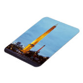 Skyline in der Abenddämmerung des Place de la Conc Magnet (Linke Seite)