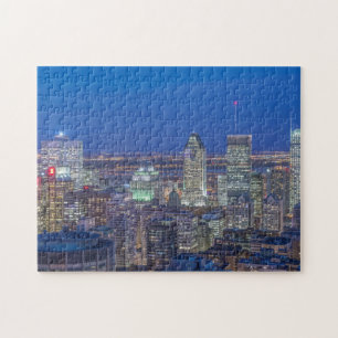 Skyline in der Dämmerung 2 Puzzle
