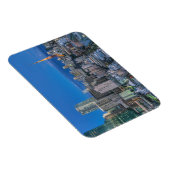 Skyline in der Dämmerung Magnet (Rechte Seite)