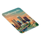 Skyline Indiana Magnet (Rechte Seite)